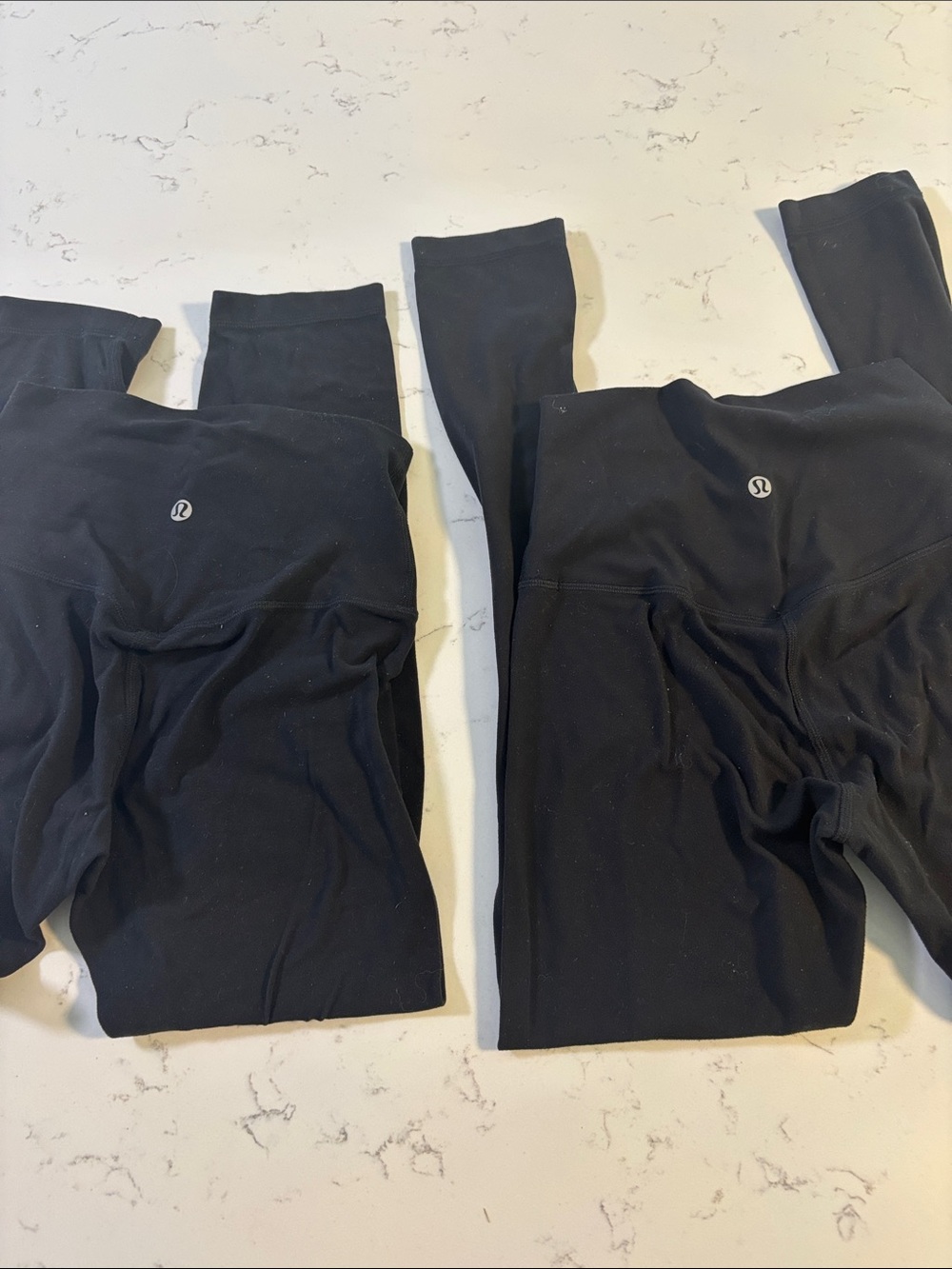 lululemon athletica Black High-Rise Performance Leggings (Pair)